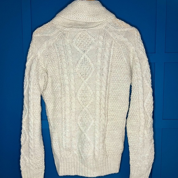 TNA Merino Wool Zip Up Sweater Size Med - Picture 5 of 5